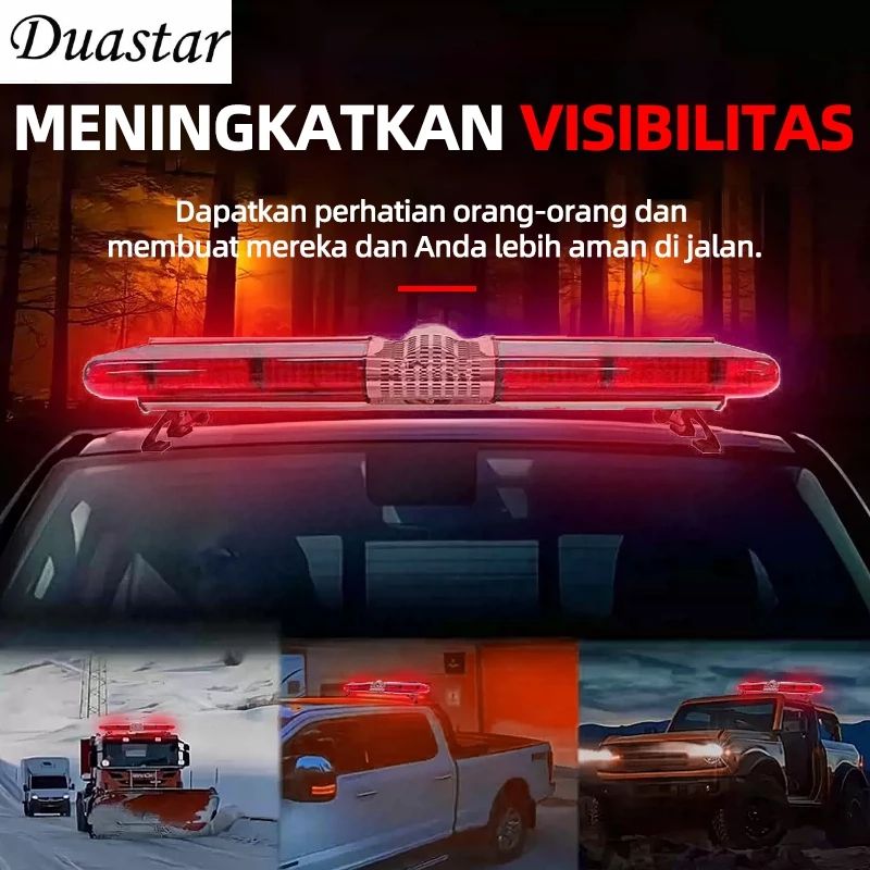 [Pengiriman dalam 24 jam] Lampu Rotary Mobil,Lampu Sirine Ambulan Ambulance Patwal Emergency Patroli