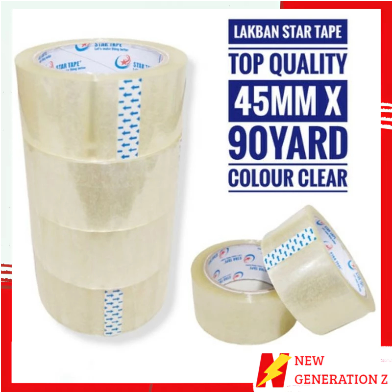 

NGZ Lakban Bening 45MM Merk ABC TAPE Lakban Coklat Murah