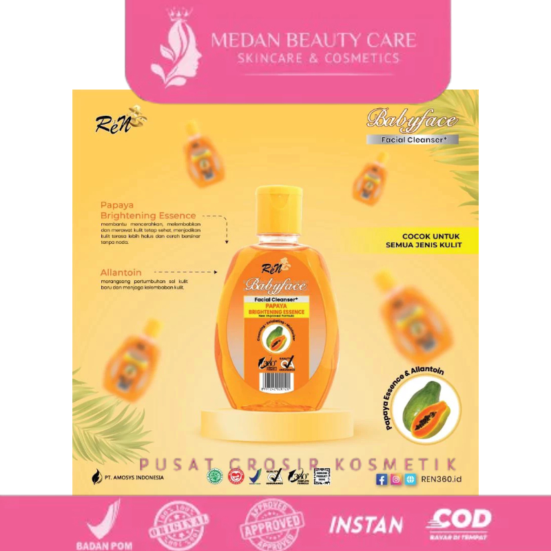 RDL Babyface Toner Papaya Extract