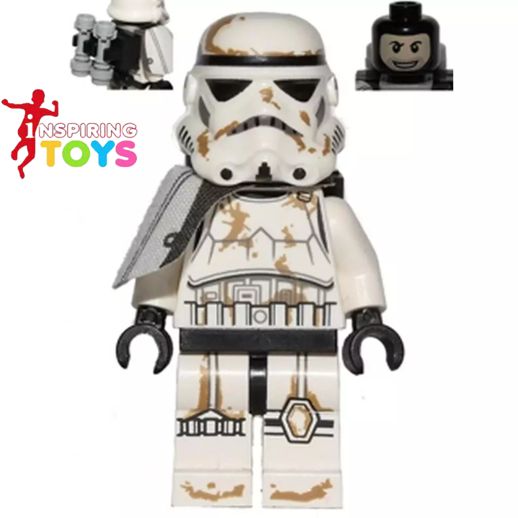Lego Sandtrooper White Pauldron sw0383