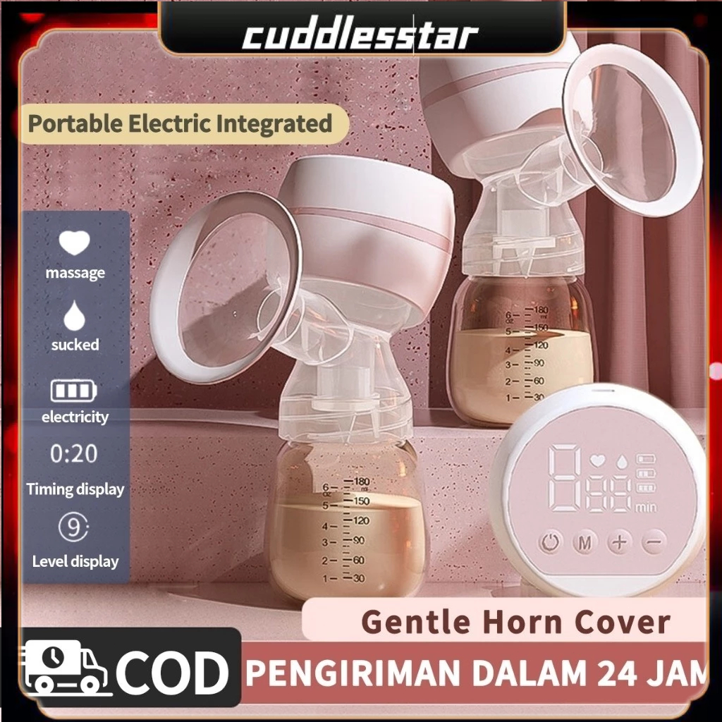 [COD] Portable Pompa ASI Electric Breast Pump Painless Pumping ASI Elektrik Tanpa Kabel ASI