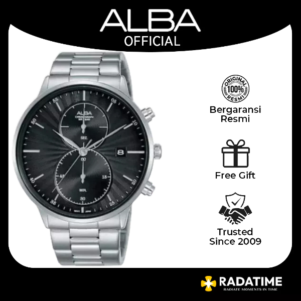 Jam Tangan Pria Alba Original Garansi AW4003 X1