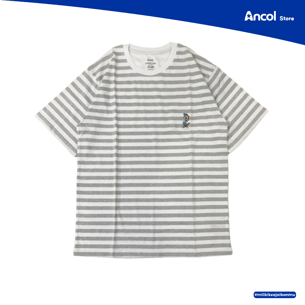 Ancol Baju Kaos Pocket Dewasa All Size Karakter Dufan Walk | Official Merchandise