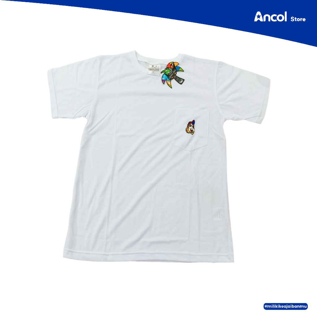 Ancol Baju Kaos Dewasa Pocket Karakter Dufan | Official Merchandise