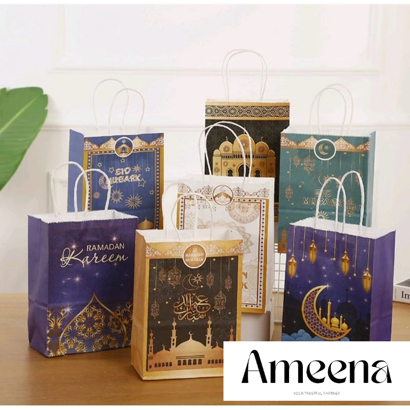 

[ECER] Paperbag Eid Mubarak/ Tas Paperbag Lebaran Idul Fitri Ramadhan Kareem/Hampers Lebaran/ Goodiebag Idul Fitri