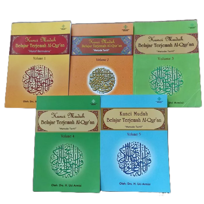 buku agama islam 5 buku kunci mudah belajar terjemah Al Quran metode tartil