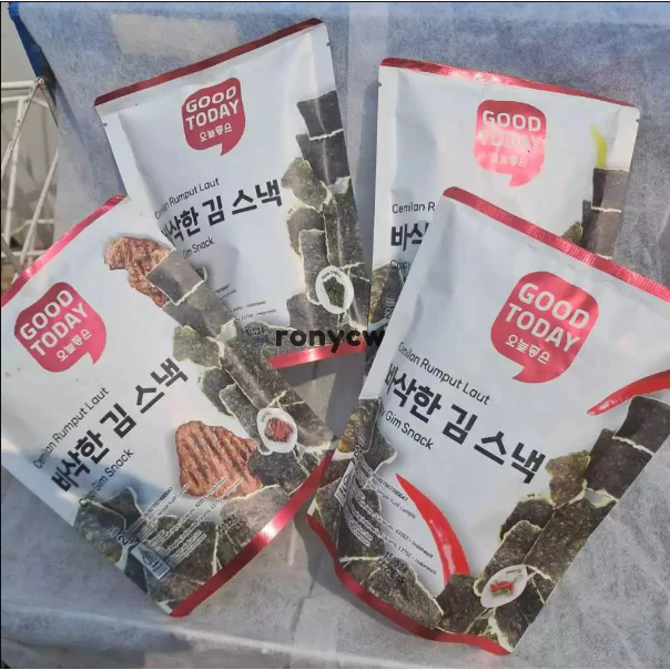 

Rumput Laut Kering Cemilan Korea Instant Pouch Dried Seaweed