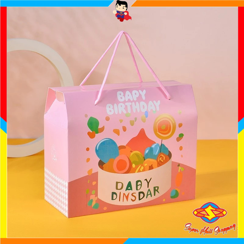 

SMS Paperbag Ulang Tahun Goodie Bag Karakter Tas Hadiah Ulang Tahun Anak Gift Box Ultah Souvenir Kotak Hadiah Kado anak