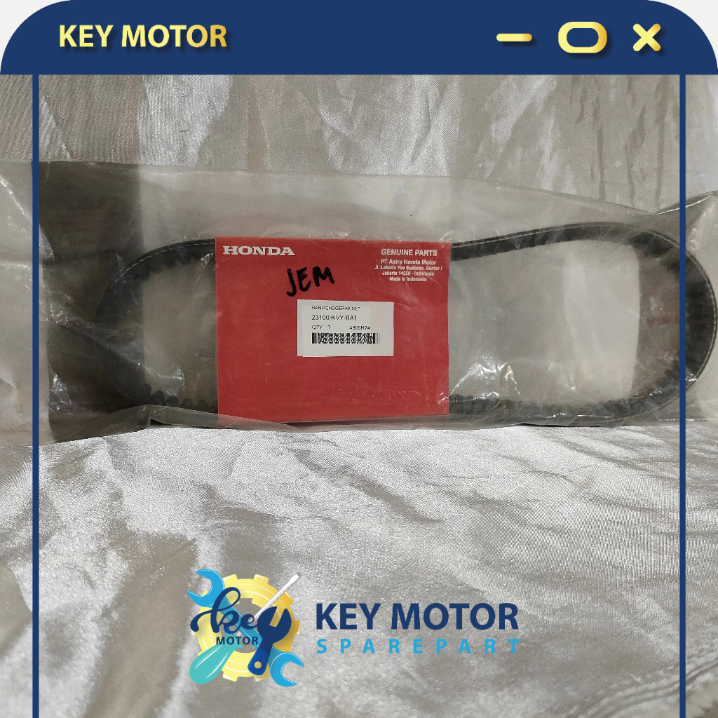 Vanbelt / V-Belt Assy Ban Penggerak Set Motor Beat Karbu , Scoopy Karbu & Spacy Karbu