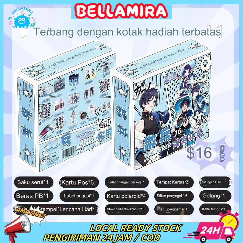

Bellamira ⭐100%ORI/COD⭐kotak-kado-limited-kalila-project-genshin-wanderer-22x24.5x5.5cm CHWB