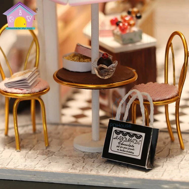 (PDH) DIY HOUSE MINIATURE - CHOCOLATIER / MINIATUR RUMAH 3D / RUMAH BONEKA 3D / DOLL HOUSE 3D /