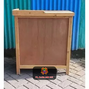 Booth Portable Kayu / Gerobak Kayu / Gerobak Custom / Grobak Jualan / Lipat / Kayu / Portabel