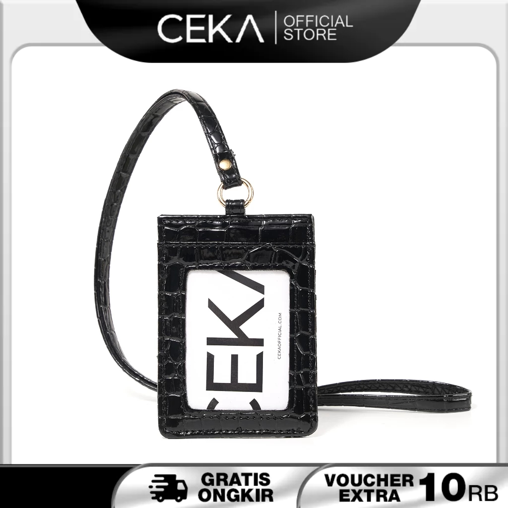 

[NEW] CEKA LANYARD FIORA CARD HOLDER ID NAME TAG KARTU TANDA PENGENAL