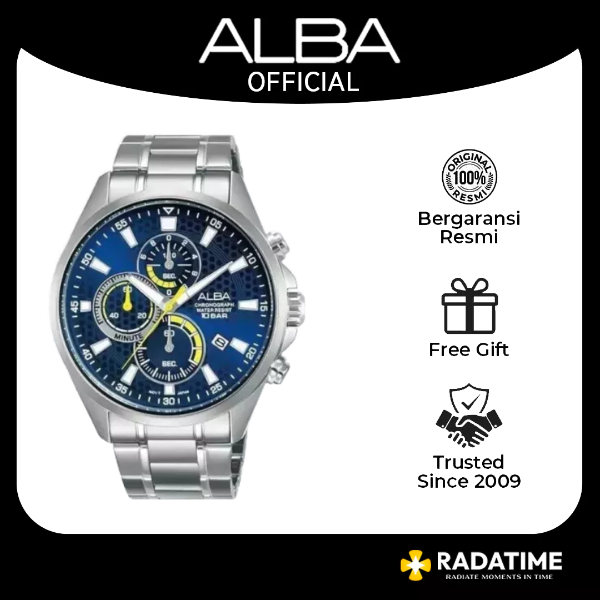 Jam Tangan Pria Alba Original Garansi AM3873 X1