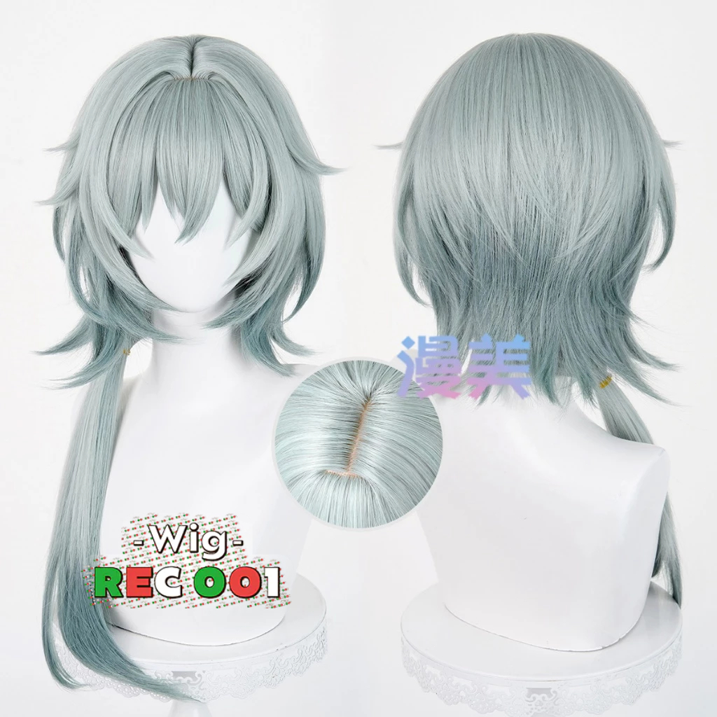 M- 65cm Wig Anaxa Cosplay Honkai: Star Rail Rambut Orang Dewasa/Anak-Anak Dapat Menggunakannya