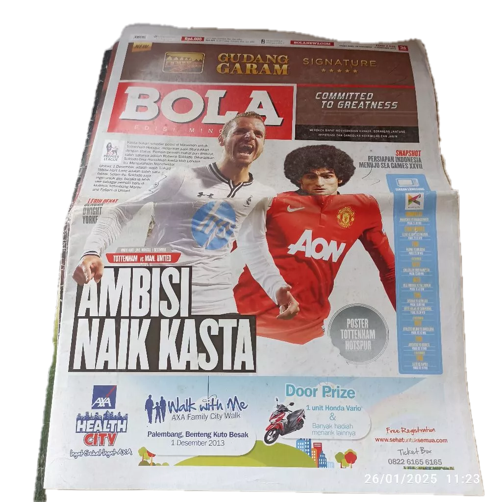 Tabloid olahraga  olah raga sepak bola sepakbola soccer jadul langka PART  2