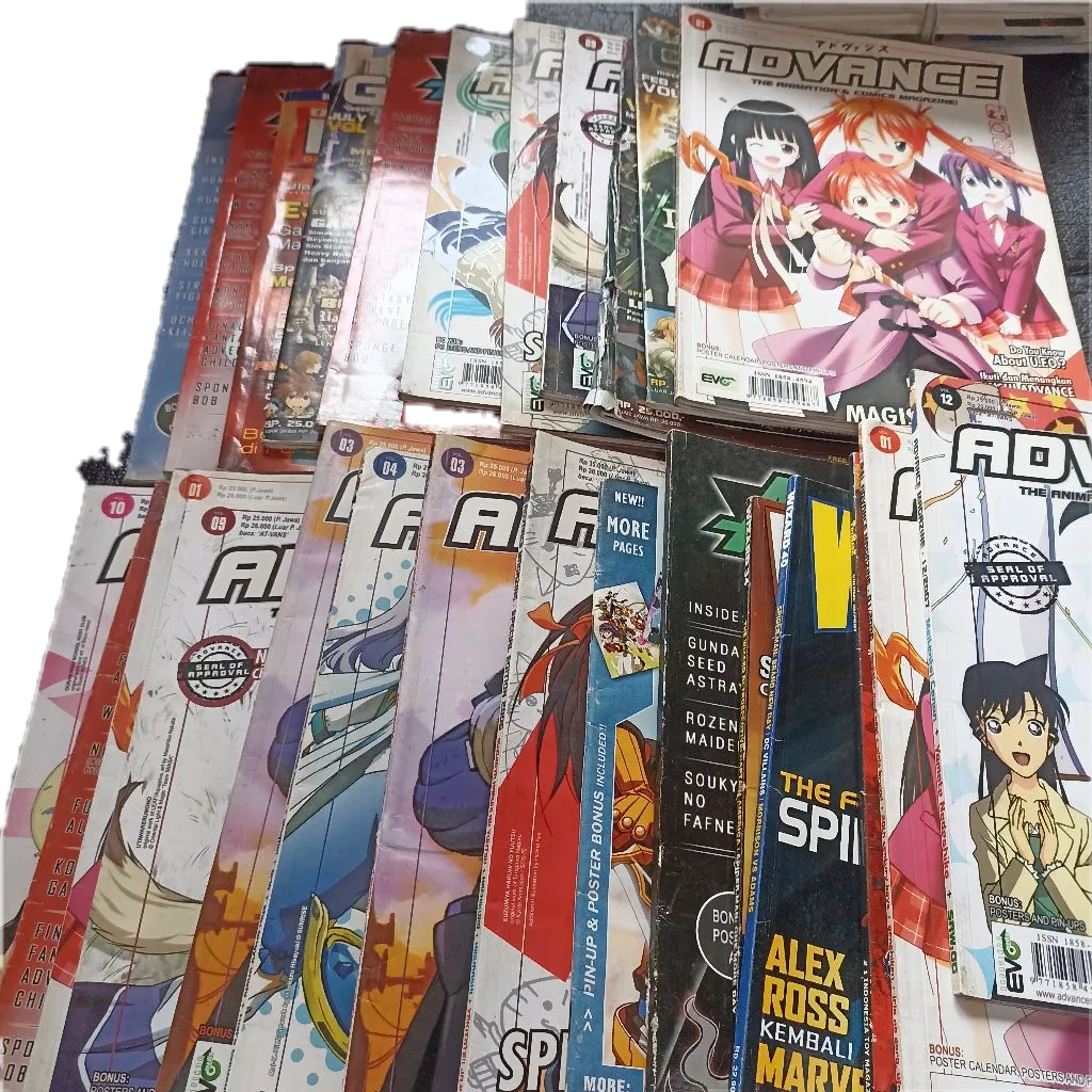 MAJALAH GAME KOMPUTER WIZARD ADVANCE  ANIMASI COMIC