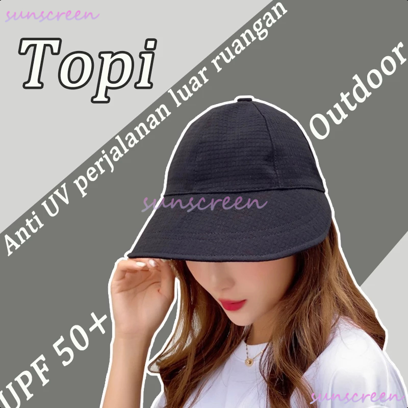 topi wanita keceanti korean style topi wanita kekinian import anti uv topi olahraga topi matahari wa
