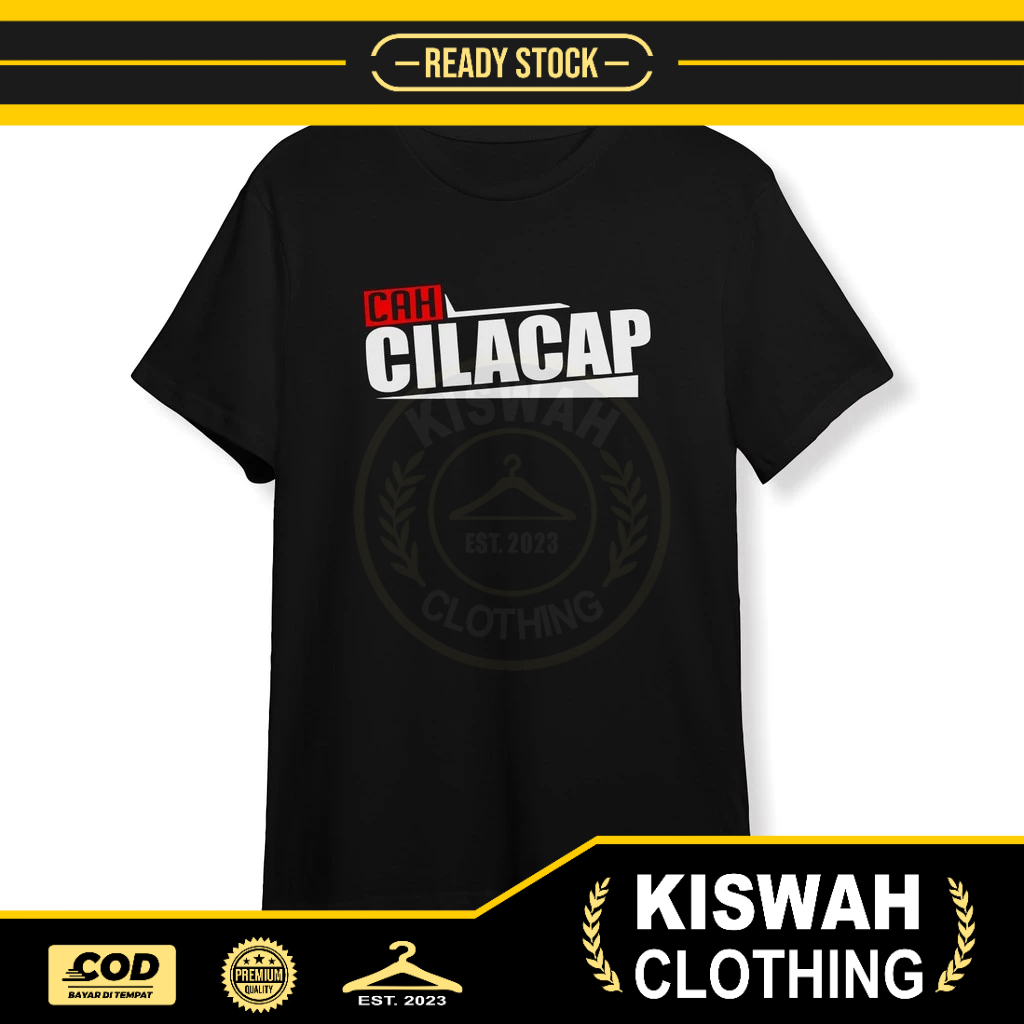 Kaos Tshirt Cah Cilacap Ngapak Jateng Gayeng Baju Distro