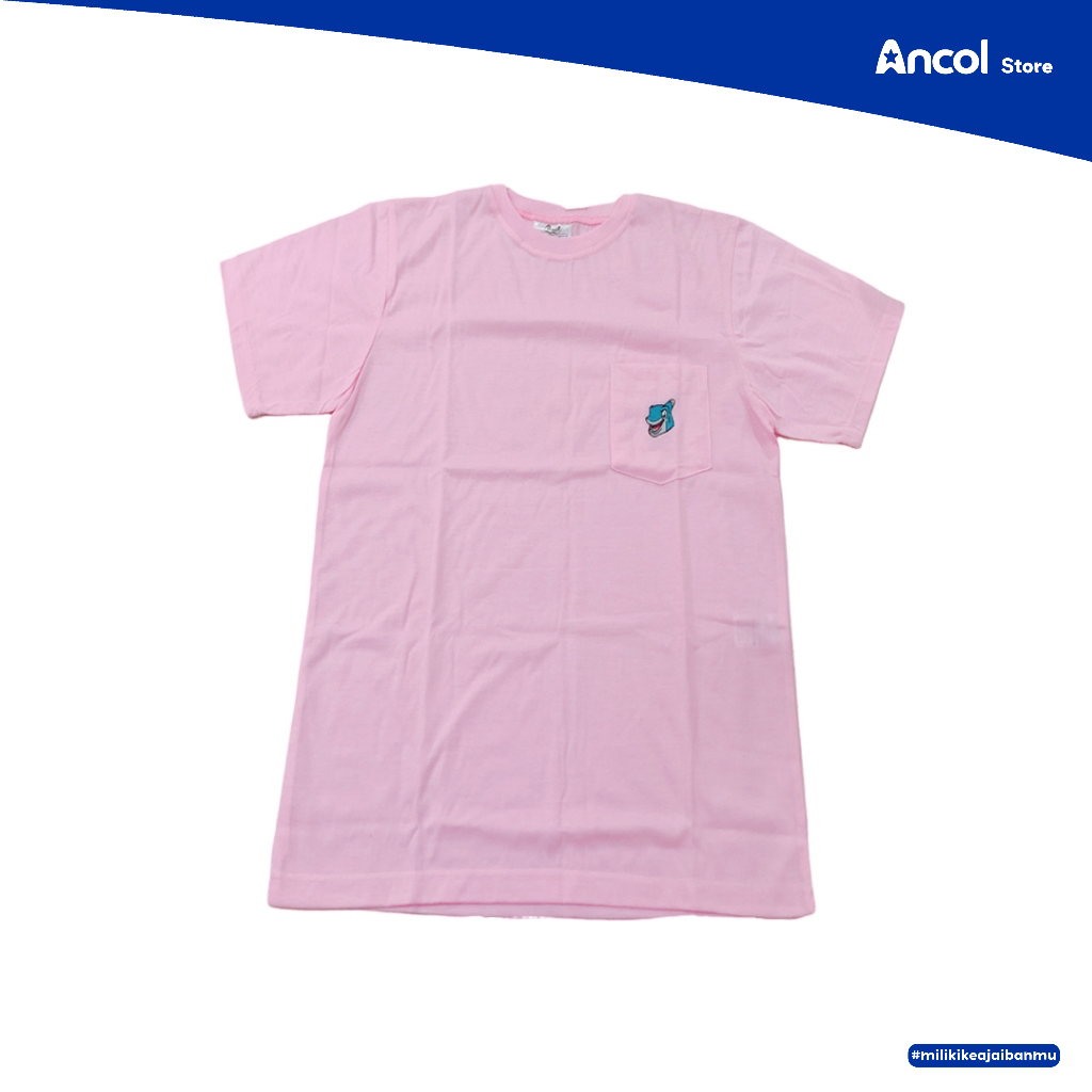 Ancol Baju Kaos Pocket Karakter Sharky | Baju Kaos Kantong |Official Merchandise