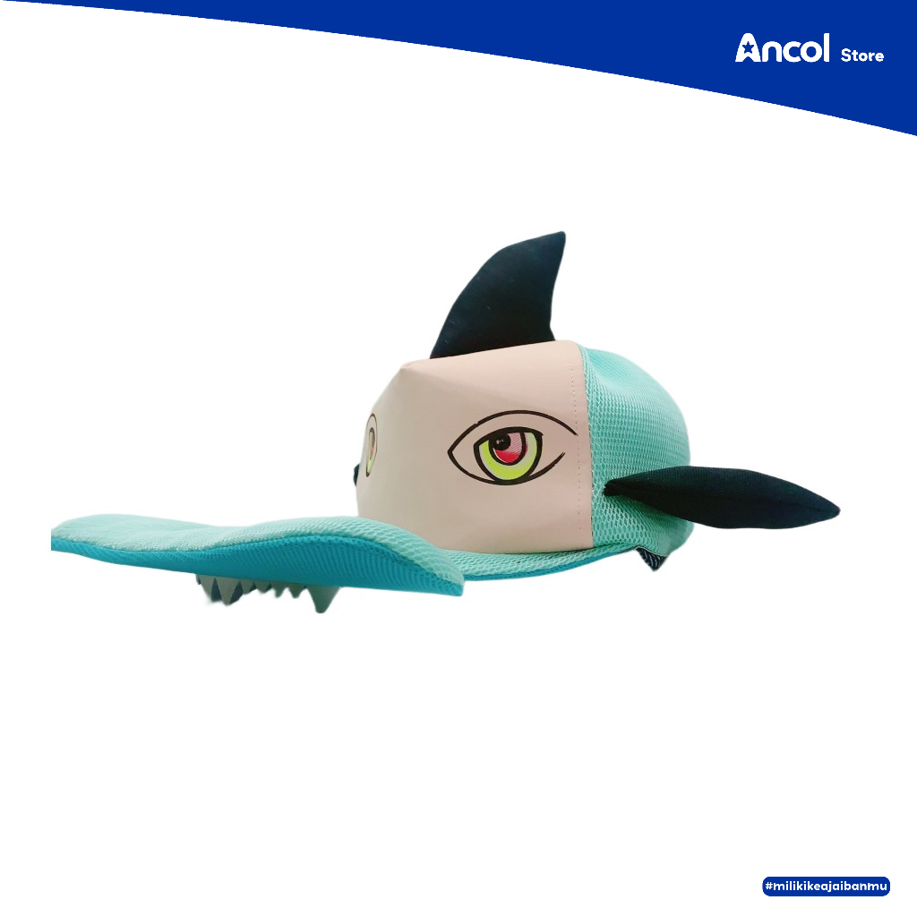 Ancol Topi Songkok Karakter Hiu Martil | Shark Martil | Official Merchandise