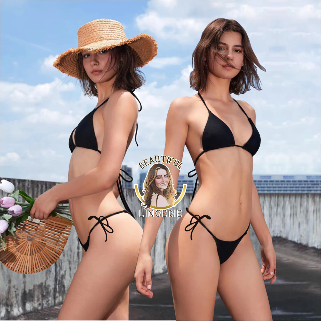 BIKINI SET BRA & CD PREMIUM Tali Samping Wanita Dewasa / Seserahan BLLS21#