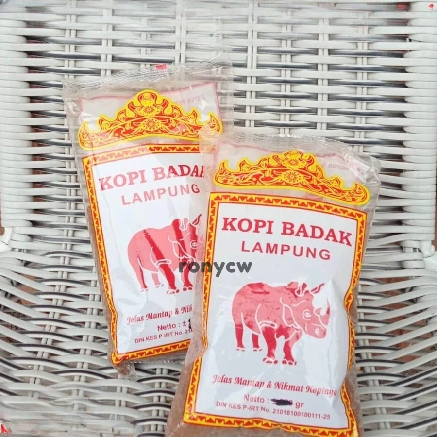 

Kopi Bubuk Robusta Badak ASLI Khas Lampung Kopi Murni 200gram