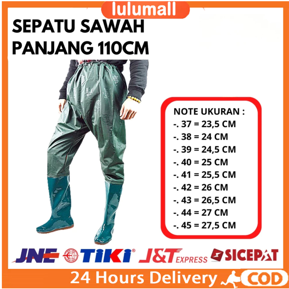 Sepatu Sawah Sepatu Boot Sawah Panjang Pria Sepatu Petani Sawah