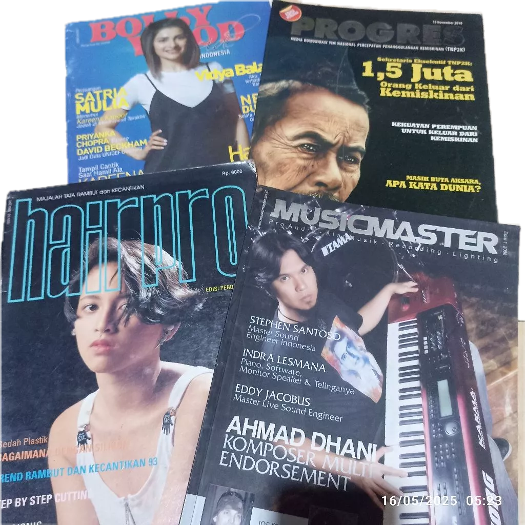 Majalah edisi khusus perdana langka cover menarik