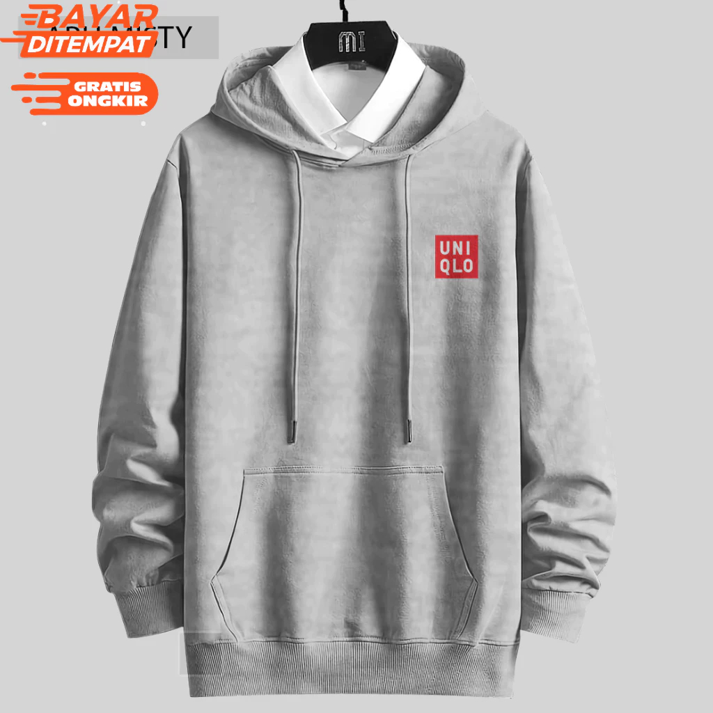 pull over hoodie uniqlo fleece ALL SIZE S-5XL