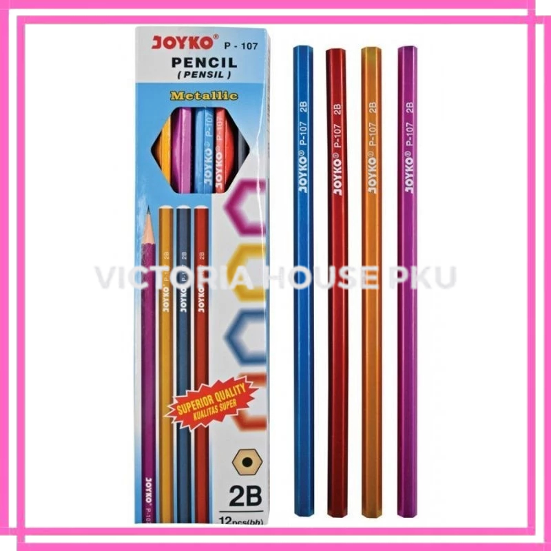 

VHP - 1 Pcs Pensil Joyko P-107 Metallic 2B