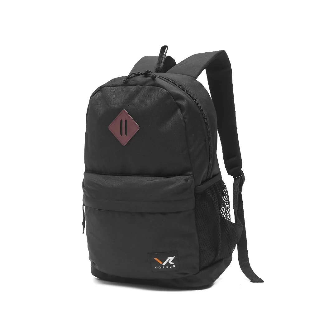 Tas Ransel Backpack Sekolah Tas Punggung Black Cordura Premium