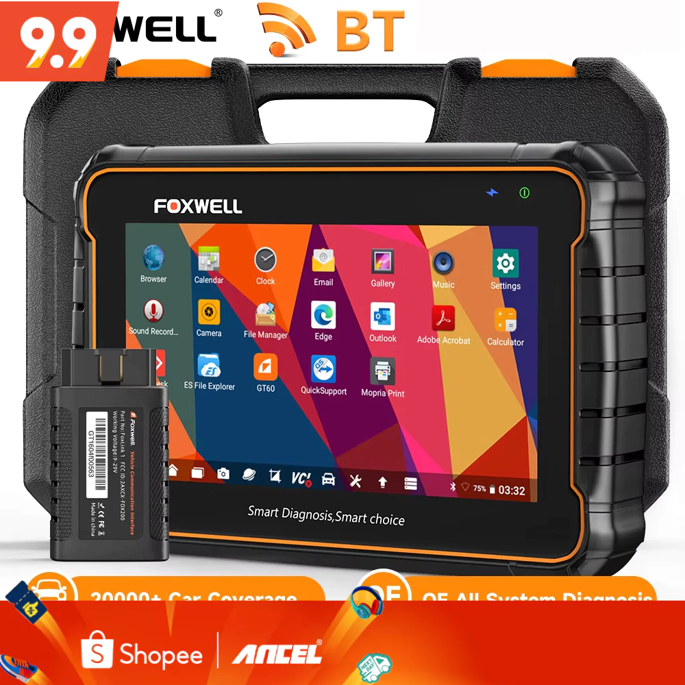 FOXWELL GT60 BT Obd2 Bluetooth Obd2 Scanner