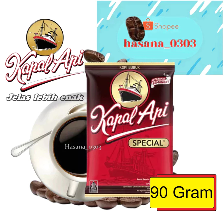 

Kapal Api Special Merah 90 Gram [ Kopi Bubuk ]
