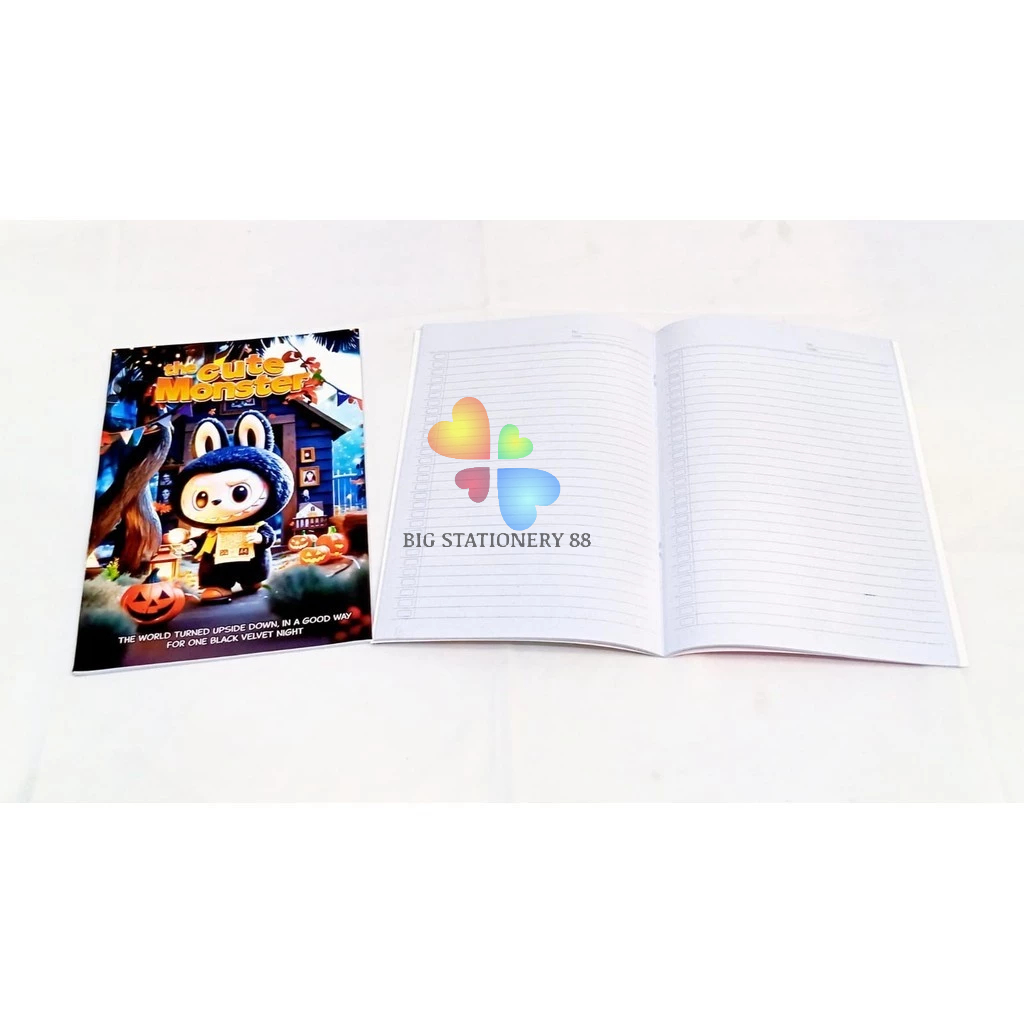 

(10PCS)Buku Tulis Ukuran Besar Isi 50 Lembar/ Buku Tulis Boxy Isi 50 Lembar Kraft Monster