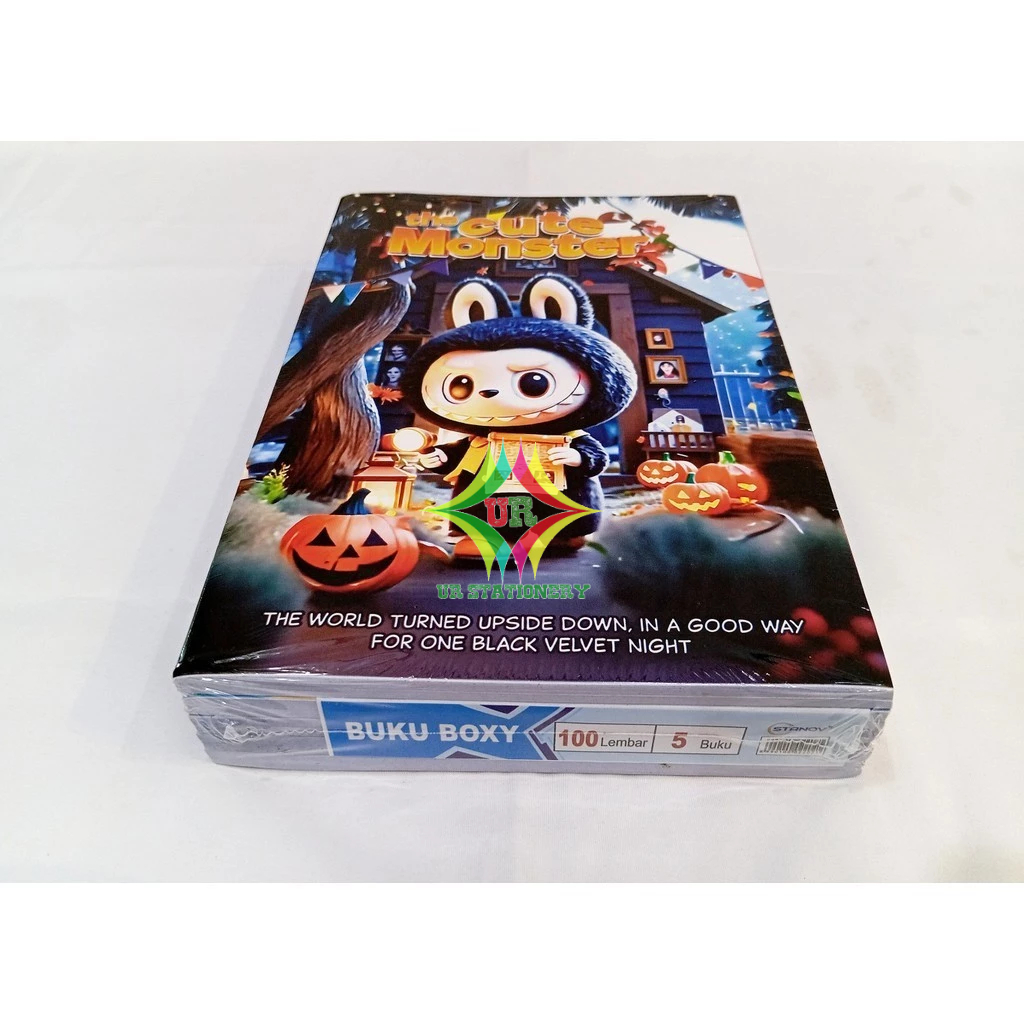 

Buku Tulis Ukuran Panjang isi 100 Lembar /Buku Tulis Boxy Isi 100 Lembar kraft campus monster