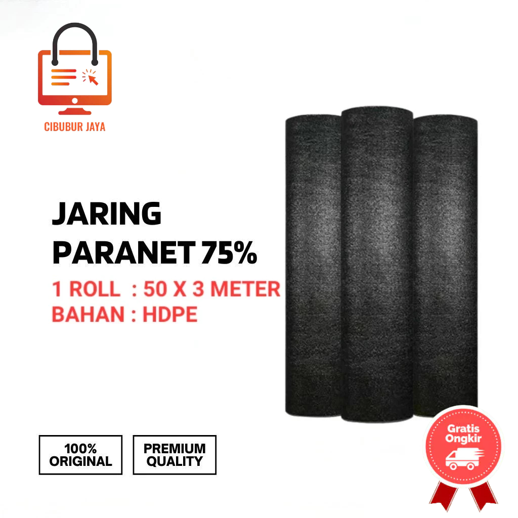 CIBUBUR JAYA GRATIS ONGKIR BALI BEST SELLER TERBARU 1 ROLL JARING PARANET TANPA JAHITAN 75% UKURAN 1