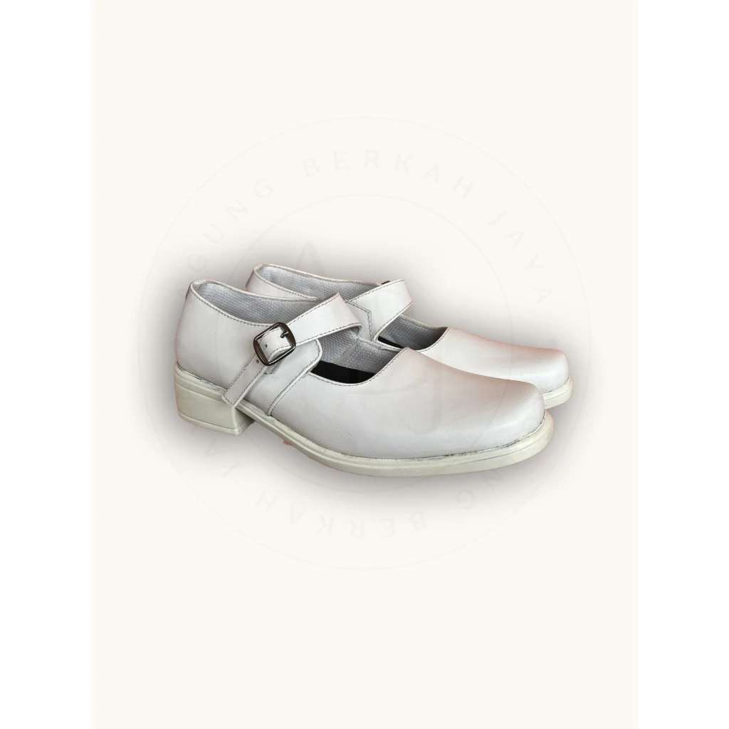 Sepatu Pantofel Wanita Putih Perawat