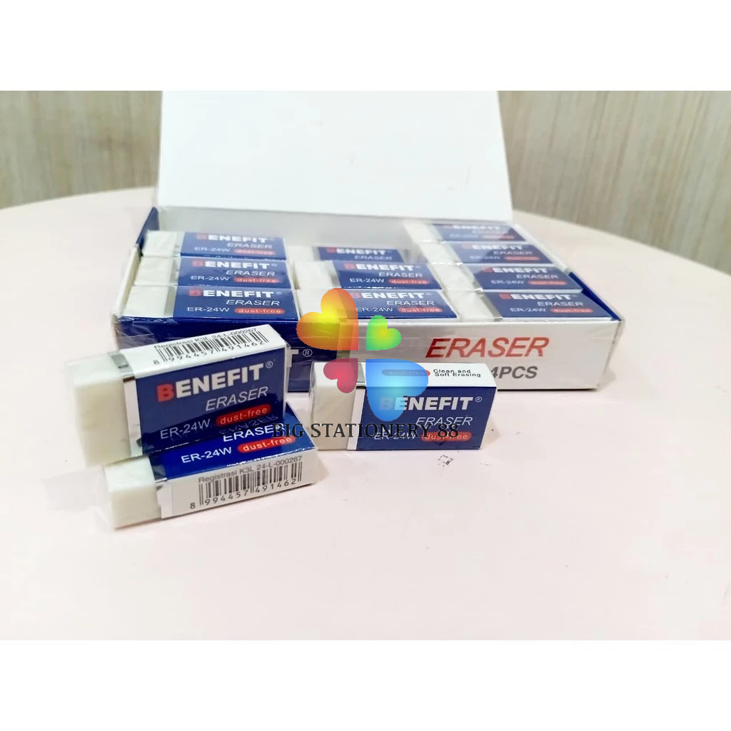 

(24PCS) Eraser pen / Penghapus pensil Benefit