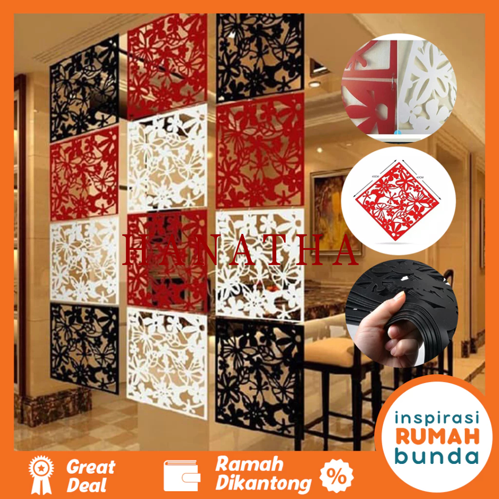 Partisi Ruangan/ Pembatas Ruangan Skat Ruangan Partisi Hiasan Dinding