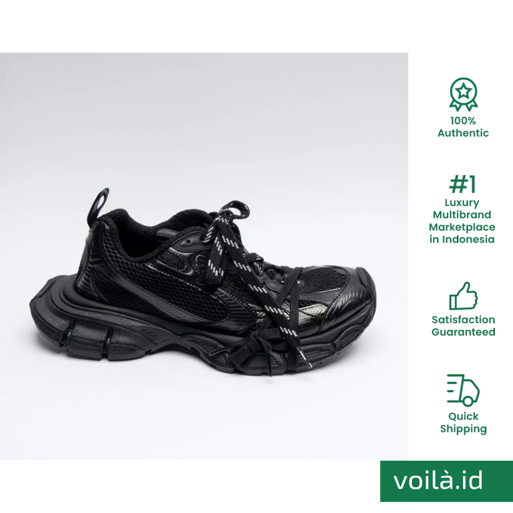 [12.12 Dealcember] 3XL Sneakers Mesh Polyurethane Black