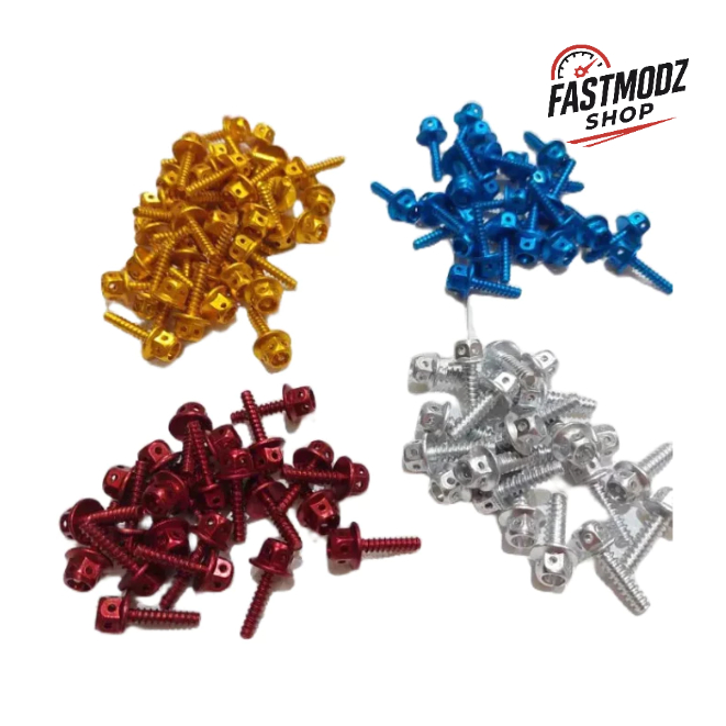 BP01 - Baut Body Motor Mur Scrup Dasbor Probolt Body Motor Windshield Tameng Motor Variasi Jual Ecer