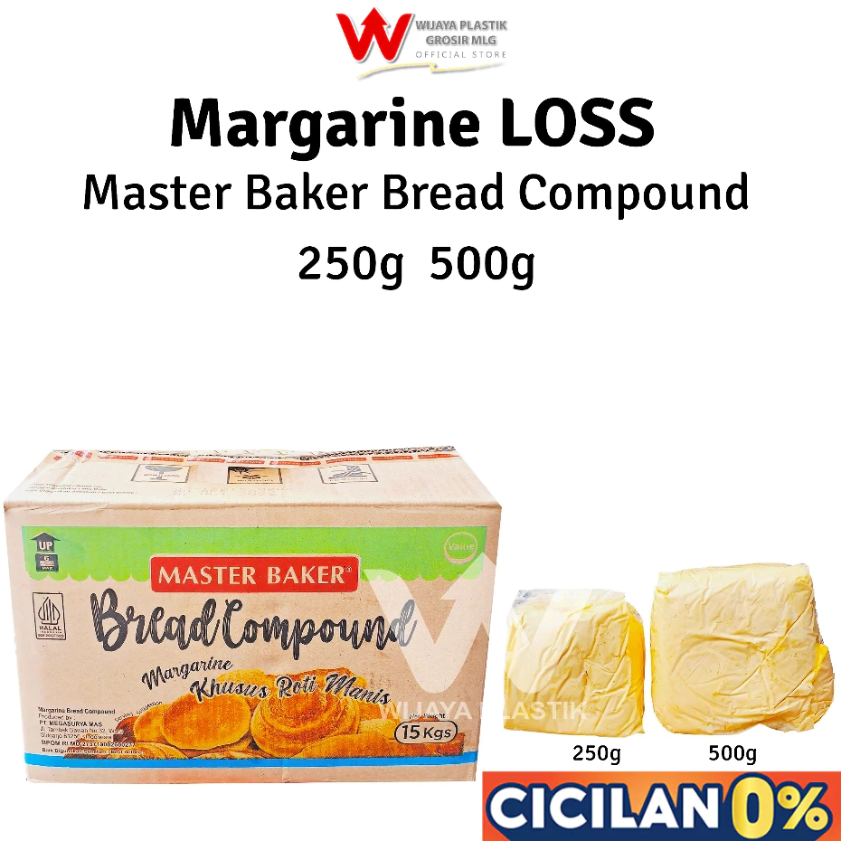 [RE-Pack] Margarine [MASTER BAKER] Bread Compound --- 250g 500g @Pack | seperti margarin amanda mast