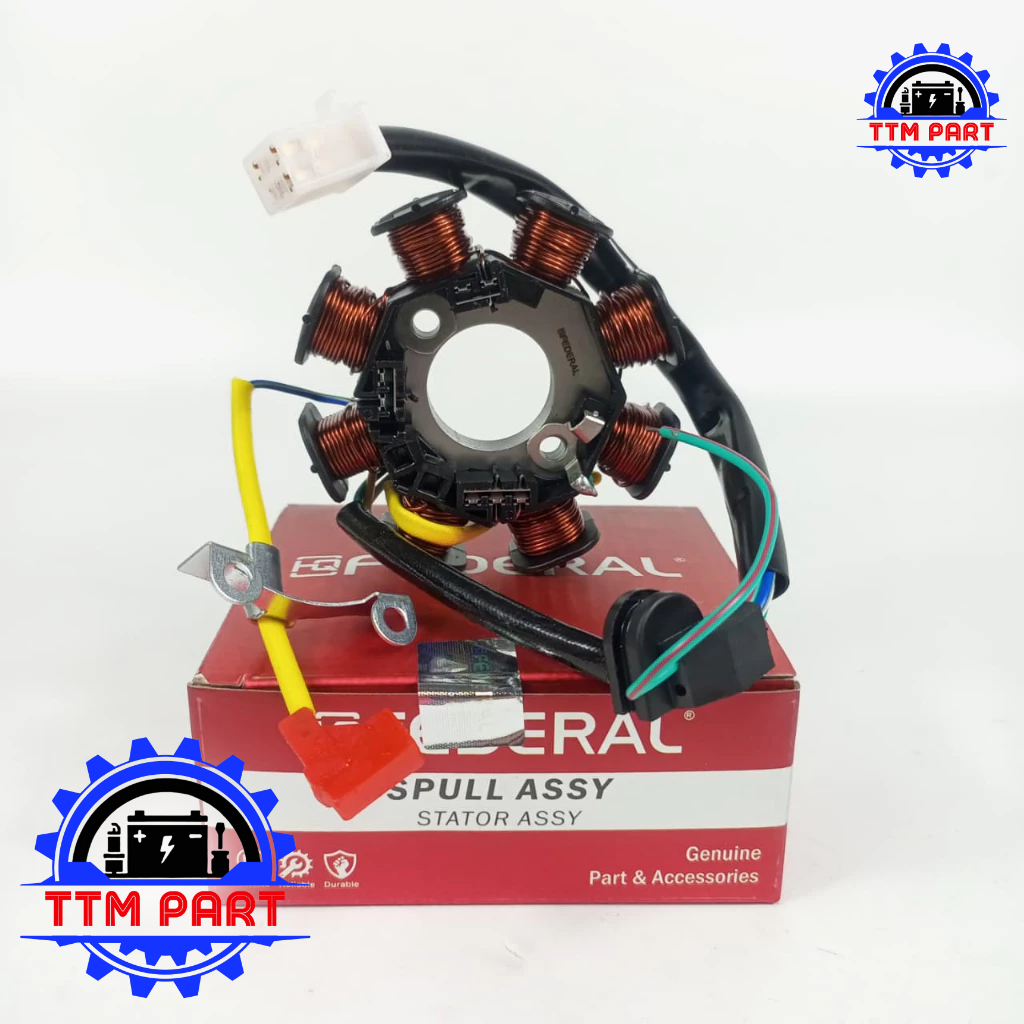 HQ FEDERAL SPULL ASSY + PULSER   GL PRO NEOTECH (KEH) HQ FEDERAL SPUL SPOOL SPOL KOMPLIT