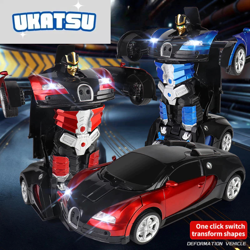 Mobil Robot Remote Control Ukuran Besar 2.4GHZ Dengan Lampu | Mobil Robot Remote Control Jumbo