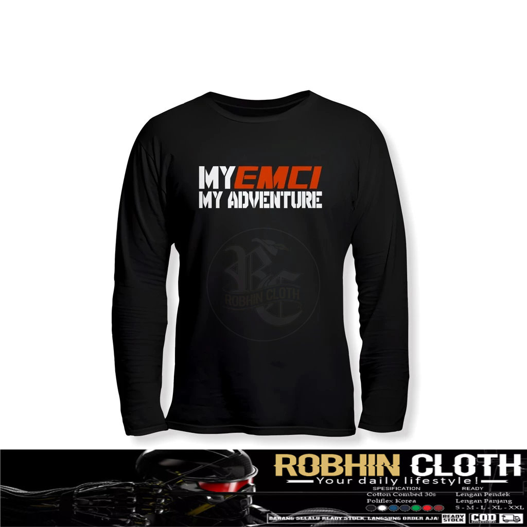 Kaos Baju ELF MANIA MY ADVENTURE Lengan Panjang Baju Otomotif
