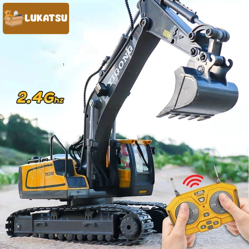 Excavator Remot Control Beko Mainan Anak Mainan Excavator Remote Control YIGONG