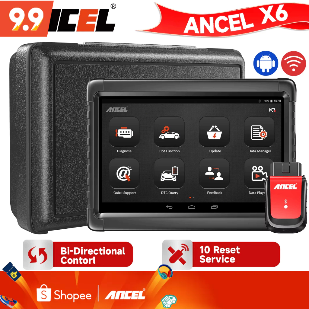 ANCEL X6 OE-Level Obd2 Bluetooth Obd2 Scanner Car Scanner Car Diagnosis Odb2 Car Diagnostic Tool OBD