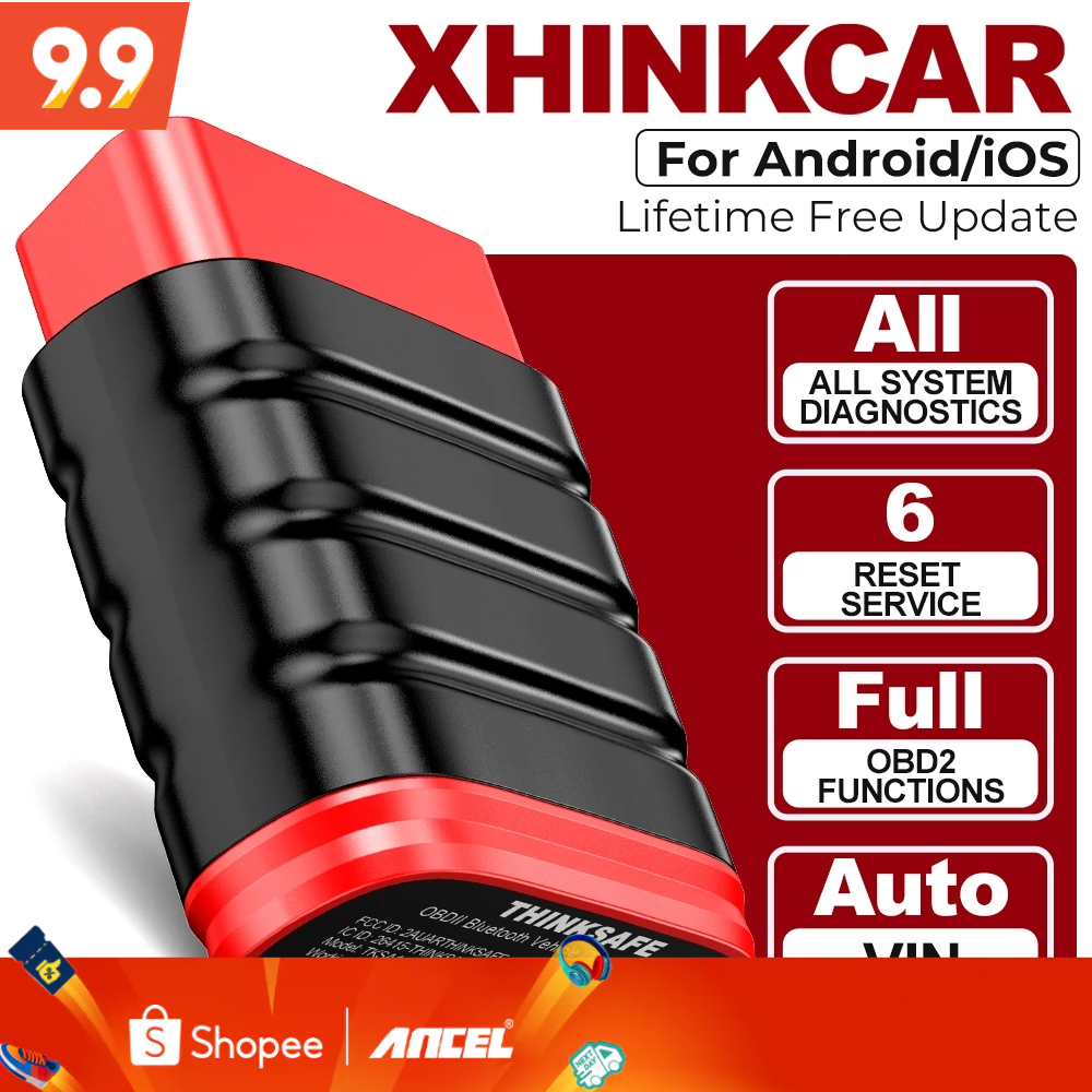 THINKCAR THINKSAFE Professional Obd2 Bluetooth Obd2 Scanner Car Scanner Odb2 Car Diagnostic Tool