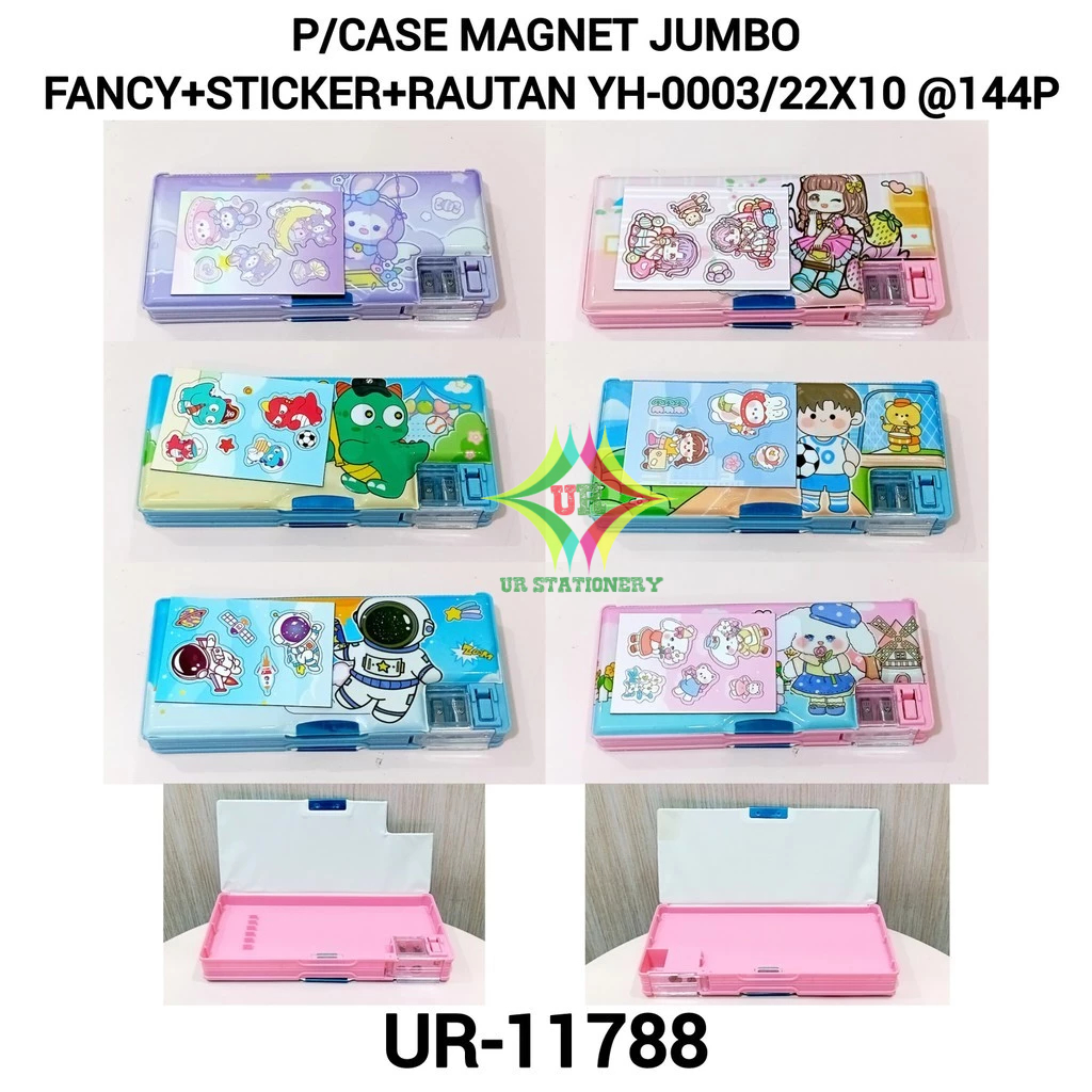 

Tempat Pensil Magnet Karakter 2 Sisi / Kotak Pensil Magnet YH-0003